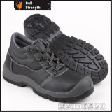 Industrial Leather Safety Boots with Steel Toe and Steel Midsole (SN5329)