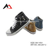 Canvas Casual Shes Zipper Buttons Fashion Footwear for Men Shoe (AK1287-2)