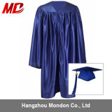Shiny Royal Blue Graduation Cap Gown for Kindergarten