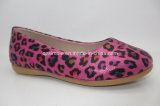 New Leopard Printing PU Flat Soft Dance Shoes for Kids