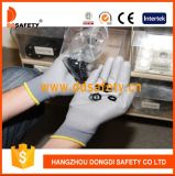 Ddsafety 2017 Nylon Polyester Shell Coated Grey PU Assembly Work Glove