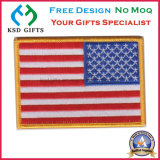 Hot Sell Custom Textile USA Flag Embroidery Fashion Decoration
