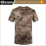 Esdy Military Tactical Combat Quick-Drying Short Sleeve T-Shirt Au Camo