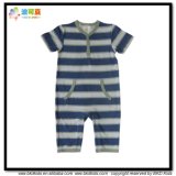 Stripe Printing Baby Wear V-Neck Toddler Playsuit