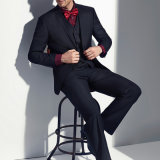Men's Fashion Grey Tailored Casual Blazer Suit