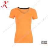 Popular and Suitable Custom Fit Sport T-Shirt for Women (QF-S179)