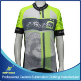 Custom Digital Sublimation Printing Cycling Jersey with Special Light Material