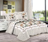 Reversible 3-Pieces Quilt Set with Shams Country Style Floral Bedspread Coverlet Set