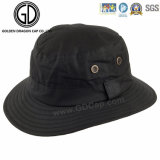 Casual Classic Black Blank Customized Pattern Logo Bucket Hat