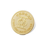Custom Promotional Gift, Gold Advertising Badge (GZHY-CY-015)
