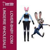 Zootopia Judy Hopps Bunny Mascot Costume for Adults (L15360)