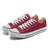 Popular Casual Vulcanized Plain Red Sneakers Wholesale Canvas Shoes