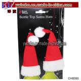 Novelty Items Christmas Santa Hat Bottle Toppers Party Decoration (CH8095)