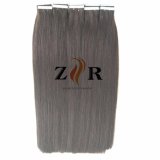 Brown Color Double Drawn Indian Hair Tape in Hair Extension