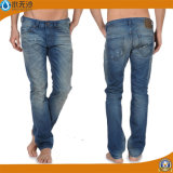 New Mens Design Straight Jeans Trousers Blue Denim Pants