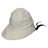 White PU Rain Hat /Rain Cap/Raincoat for Adult