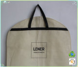 Custom Folding Non Woven Suit Packaging Bag Eco Non Woven Zipper Seal Dust Proof Clothing Bag