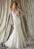 Latest Long Sleeve Lace Bridal Wedding Dresses Wd1321
