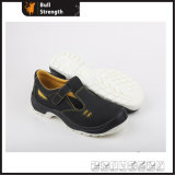 Sandal Leather Safety Shoes with White PU Sole (SN5276)