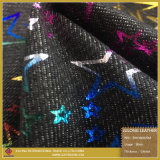 Five-Pointed Star with Seven Color Hot Film Cloth Fabric