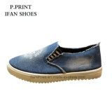 Fashion Jeans Canvas PVC Injection Casual Shoes