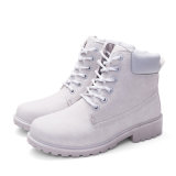 Unisex Waterproof Fashion Boots for Men Women, Work Boots Winter Boots Leather Boots