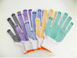 PVC Dotted Safety Cotton Gloves Working Gloves
