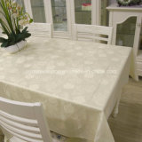 100%Polyester Solid Jacquard Tablecloth/Runner