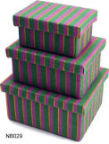 Striping Cloth Nested Gift Boxes (PB-095)