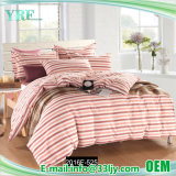 Pink Stripe Cotton Plain Wholesale Bed Cover Hotel