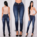 Cotton Spandex Skinny Women Jean Ladies Jeans Top Design