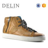 Most Popular New Style Leather Casual Boot for Men Zipper