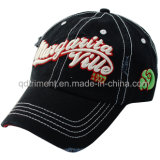 Heavy Washed Embroidery Cotton Canvas Golf Cap Hat (TMB0338)