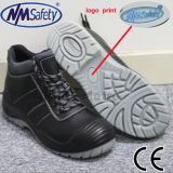 Nmsafety Cow Split Smooth Leather Clear PU Outsole Men Work Shoes