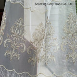 Fashion Design Golden Rope Embroidery Style on Voile