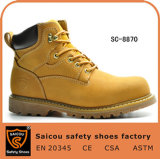 Saicou High Quality Goodyear Military Boots and China Handmade Waterproof Steel Toe Goodyear Safety Shoes Sc-8870