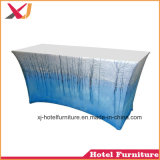 Strong Spandex Rectangle/Round Table Cloth for Coffee/Banquet/Hotel/Wedding/Event