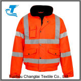 Hi Viz Waterproof Storm Jacket Workwear Security Coat