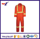 Fire Resistant Overall with Reflecitve Tapes for Firemen