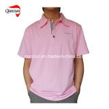 2013 Pink 100% Cotton Men's Polo T-Shirts (ZJ-6281)