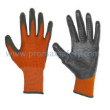 U3 Polyester Seanless Shell Nitrile Palm Fit Gloves