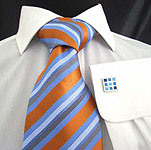 Men's Fashion Colour Woven Silk Necktie