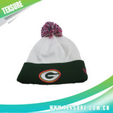 Classic Style Winter Beanie Knitted Hat/Cap with Pompom Ball (100)