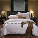 5 Star Hotel Bed Linen Jacquard Bedding with Embroidery Line