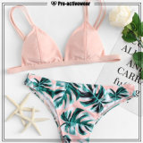 Low MOQ Australia Woman Pink Swimsuit Triangle Bikini Women