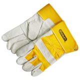 Cow Split Leather Working Gloves with CE Approved
