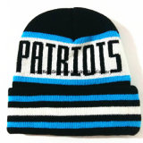 Stripe Embroidered Hat/Knitted Cap Beanie Hat
