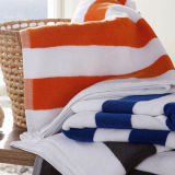 100% Cotton Yarn Dyed Swimming Towel Beach Towel Stripe Towel Pool Towel