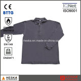 Flame Resistant Clothing Fr Long Sleeves Polo Shirt