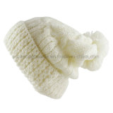 Hot Selling Fashion Ladies Winter New Pompom Beanie Hat